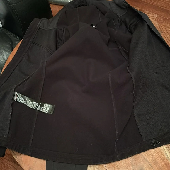 Kirkland Dark grey black ladies fleece lined lightweight jacket with hood - Picture 5 of 11